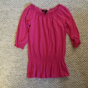 Style and co pink blouse.
